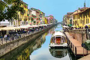 Milano: Colonne di San Lorenzo ja Navigli -opastettu kierros