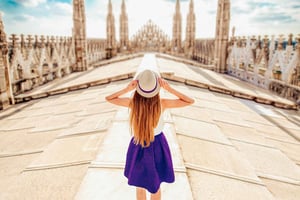 Milano Duomo-katedralen og guidet tur på tagterrassen