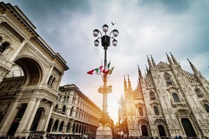 Milano: Duomo-opastettu kierros panoraamaterassilla