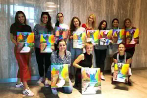 Warsztaty malarskie z winem