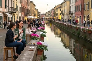 Milan: Private Navigli Food & Drink Tour with Canal Stories
