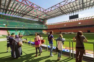 Milan: San Siro Stadium Entry Ticket and Optional Bus Ticket