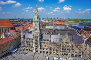 München by: Marienplatz og byvandring i den engelske have