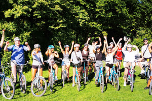 Munich : Mini tour classique à vélo avec arrêt au jardin de la bière à 16 heures