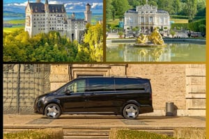 Visite de Neuschwanstein au départ de Munich Van de luxe 6 personnes avec chauffeur privé