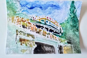 Expérience de peinture à l'aquarelle dans la ville artistique de Munich