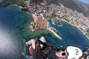 Paragliding Montenegro: Air Excursion Over Budva Old Town