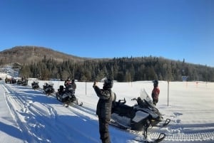Mont-Tremblant-området: guidet snøscooter-tur