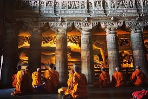 Buddhistiskt arv och Mumbai-tur: 7 dagar Elephanta till Ajanta