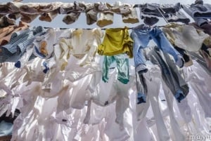 Dhobi Ghat-vaskeri og Dharavi-slumtur med lokalt tog