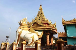 Desde Bombay: Excursión de un día a la Pagoda Global y las Cuevas de Kanheri