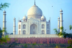 Depuis Mumbai : Visite du Taj Mahal et du Fort d'Agra avec vol le même jour
