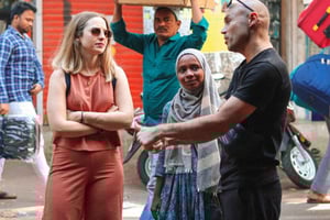 Visite privée des bidonvilles de Dharavi et de la blanchisserie de Dhobighat