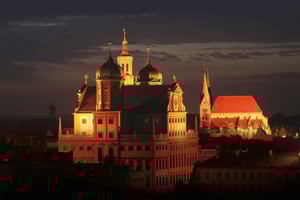 Augsburg: Upplyst guidad kvällsvandring