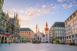 Marienplatz en Viktualienmarkt Privétour en proeverij