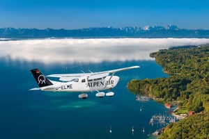 München: Rundflug München, Seen, Schlösser, Alpen abAugsburg