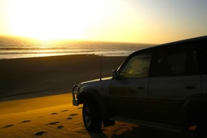 Golden Hour at Sandwich Harbour, Walvis Bay with Escapades