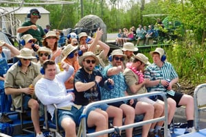 Nowy Orlean: 16-osobowa wycieczka poduszkowcem pasażerskim na bagna