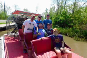 Nowy Orlean: wycieczka statkiem powietrznym premium dla 6 pasażerów po bagnach