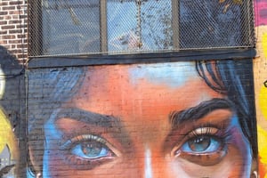 Brooklyn: graffiti-tour door Bushwick