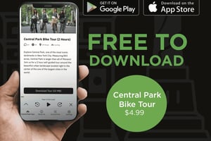 Keskuspuisto: Park Park Park: Self-guided Bike Tour App - Audio + Kirjallinen