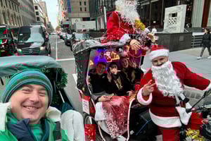 Excursión en bicitaxi por las Luces de Navidad y las Luces de la Ciudad