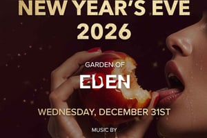 Uudenvuodenaaton juhlat Eden NYC -yökerhossa -lippu