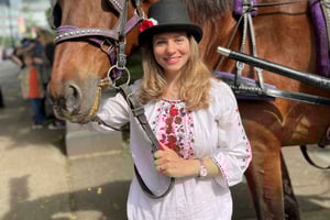 New York, New York Åktur med häst och vagn i Central Park