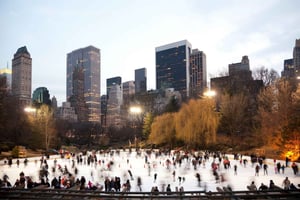 Nova Iorque: patinagem no gelo no Wollman Rink com aluguer de patins