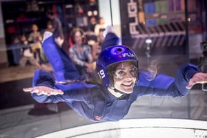 New York: iFLY Queens - oplevelsen af at flyve for første gang