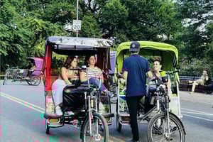 NYC: Central Park Pedicab Tour with Photo Stops