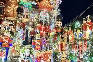 NYC: Trolleytour met kerstverlichting in Dyker Heights
