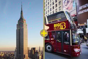 NYC: Empire State Building & 48-Stunden-Hop-On/Hop-Off-Tour