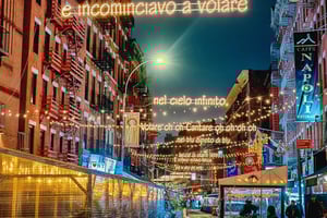 NYC: Excursão a pé gastronómica pelo Natal na Little Italy