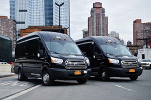 NYC: gedeelde transfer voor een enkele reis van hotels naar/van Newark Airport