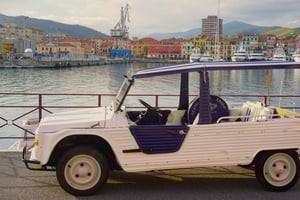 Tour in a vintage Méhari between Nice, Eze, and Monaco on the Côte d'Azur