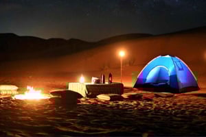 Luksusowa arabska noc: safari na pustyni 1001 nocy w Salalah