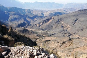 Escursione di un giorno a Wadi Bani Awf, Balad Sayt, Nakhal Fort-Primavera calda