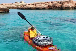Halve dag snorkelen op de Dimaniyat-eilanden met een mini-jacht