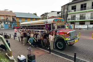 Wycieczka po Panamie autobusem Diablo Rojo