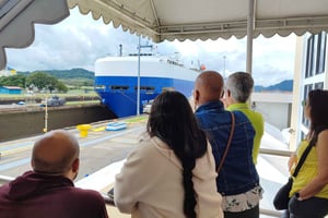 Visite des nouvelles écluses du canal de Panama : Agua Clara et Gatún