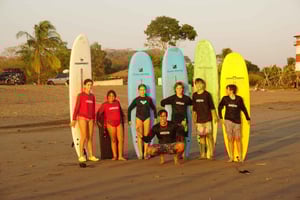 Playa Venao: Clase de surf