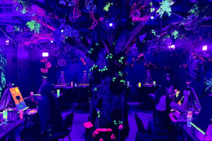 Fluorescent Painting Workshop in Paris