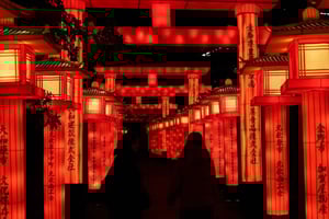 Jardin d'Acclimatation: Lantaarnfestival - Japan in het licht