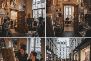 Paris: Art Workshop, Brunch, and Le Marais Gallery Tour