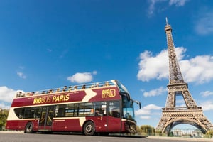 Paris: Stor hop på-/hop af-bus-tur med valgfrit krydstogt