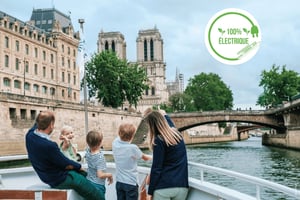 Paris: Familievennlig guidet cruise på elven Seine