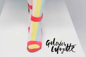 Paris: Desfile de moda nas Galeries Lafayette Haussmann