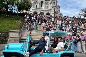 Pariisin kultainen kolmio: 1 tunnin yksityiskierros golfautolla