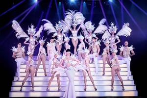 Paris: Nyttårsaften 31.12 Middag og kabaretshow